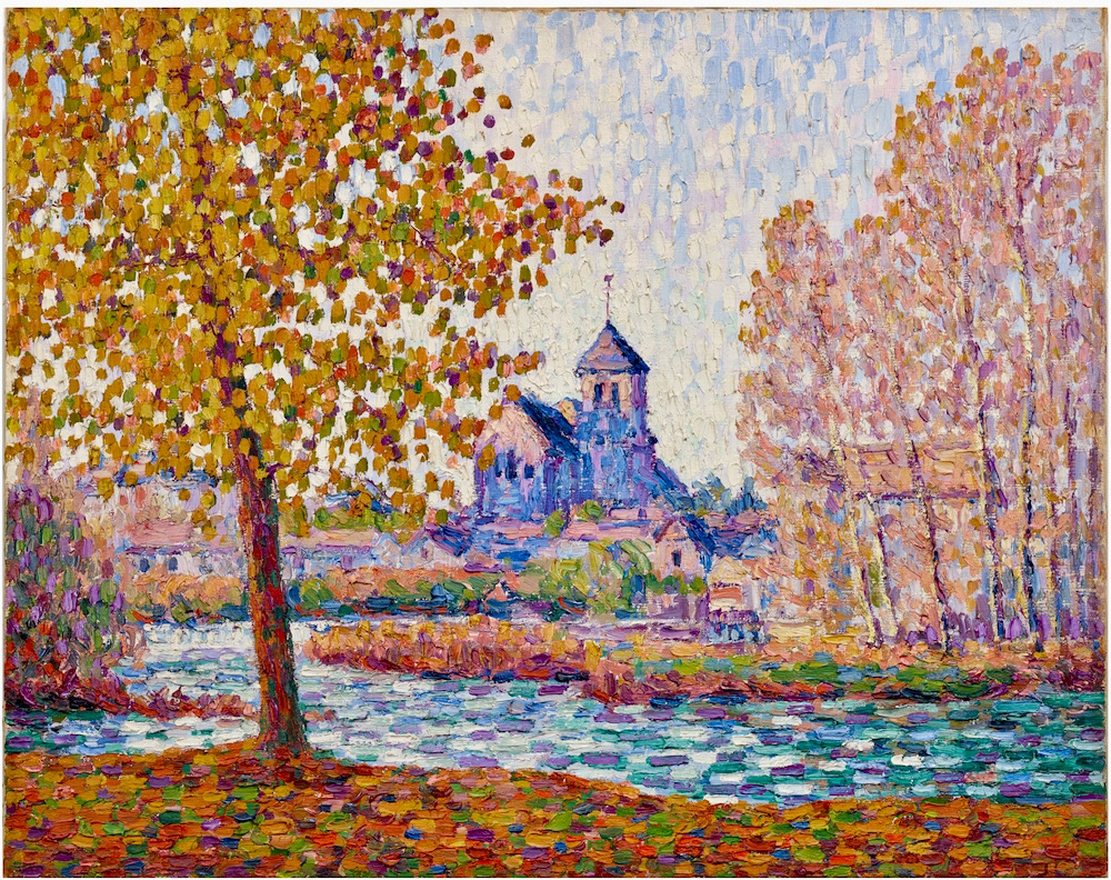 Francis Picabia L'EGLISE DE MONTIGNY, EFFET D'AUTOMNE